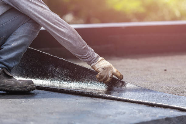 Professional Vapor Barrier Installation technician working in Boston, VA